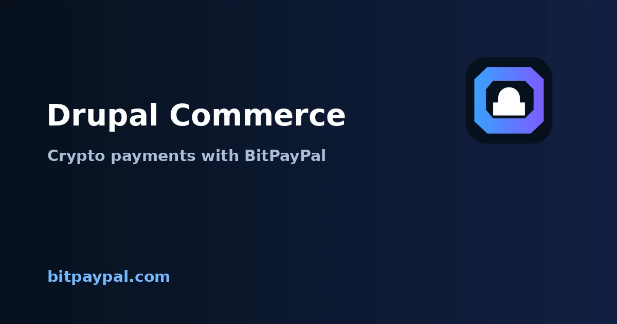 Drupal Commerce + BitPayPal integration