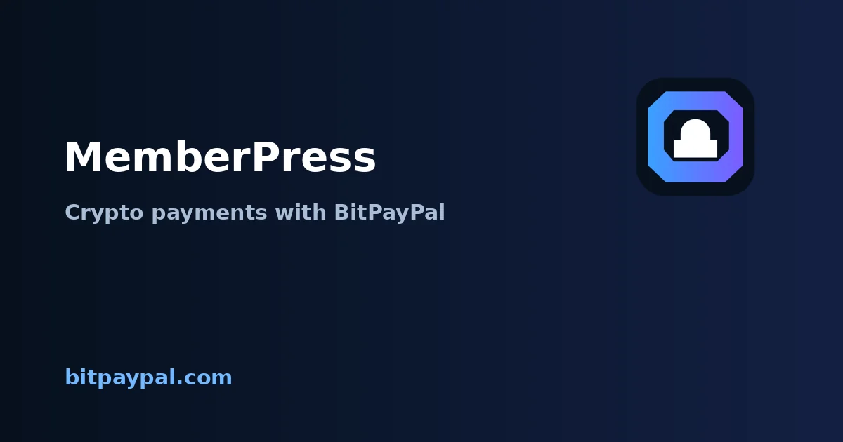 MemberPress + BitPayPal integration